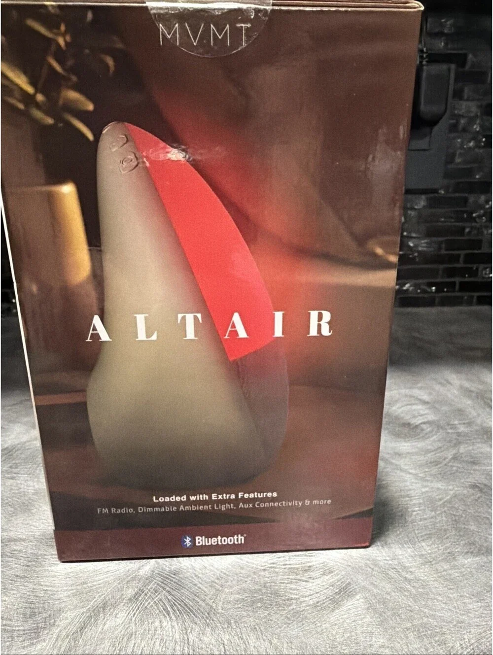 MVMT Altair Red Light Sleep Alarm Clock / Speaker / Ambient Light/Natural Sounds